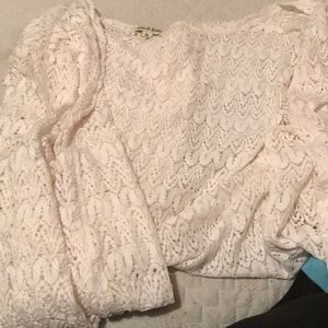 2X lace cardigan